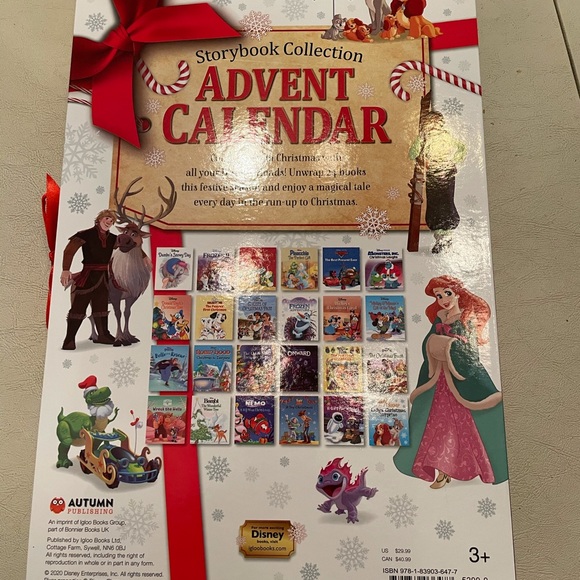 Disney Storybook Collection Advent calendar NWT vintage 2020 edition have many - Picture 4 of 10